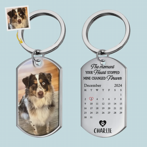 Memorial Personalized Custom Keychain - Sympathy Gift For Pet Owners, Pet Lovers