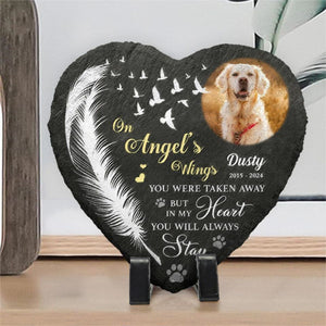 Personalized Gift For Beloved Dog Custom Photo Pet Memorial Stone