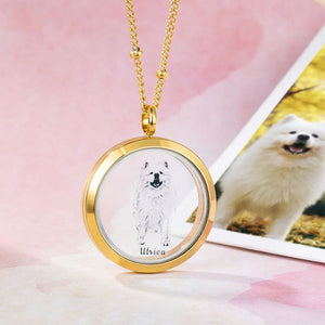 Personalized Pet Fur Keepsake Necklace