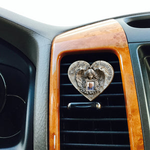 Drive Safe Angel Wings - Personalized Memorial Shaped Car Visor Clip