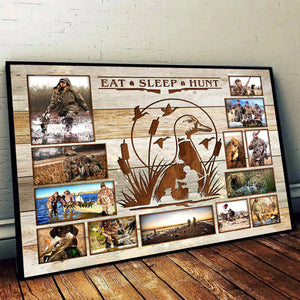 Personalized  Waterfowl & Duck Hunter Photo Collage Poster,Gift for Duck Hunters