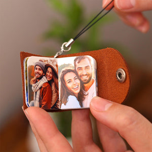 Mini personalized photo album, birthday gift album keychain, Valentine's Day gift