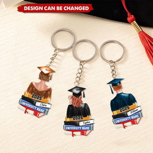 Personalized Graduation Class Senior Graduate Gift Acrylic Keychain