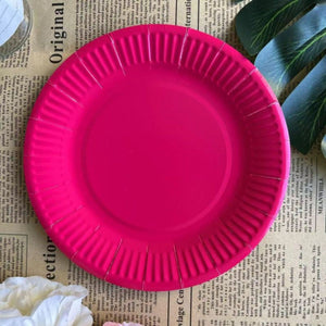 Colorful Disposable Party Plates-Party Decoration