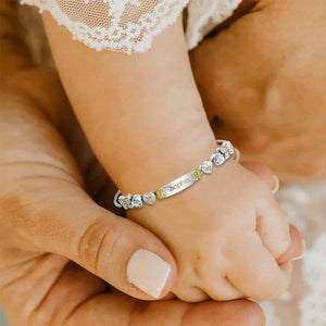 Gift for Daughter/Granddaughter - Personalized Name Heart Bolo Bracelet