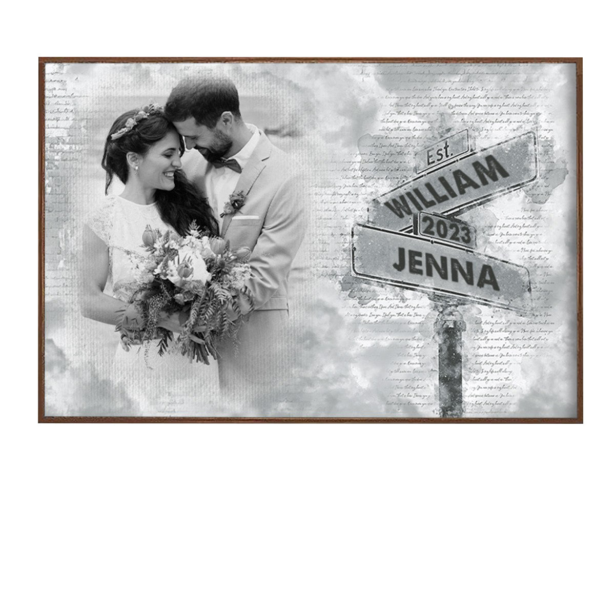 Custom Photo I Need You Because I Love You - Couple Personalized Custom Horizontal Poster - Gift For Husband Wife, Anniversary