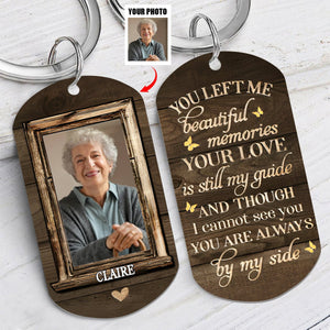 You're Always By My Side - Upload Image, Personalized Keychain