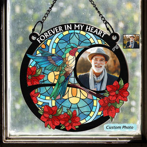 I'm Always With You Memorial - Personalized Window Hanging Suncatcher Ornament