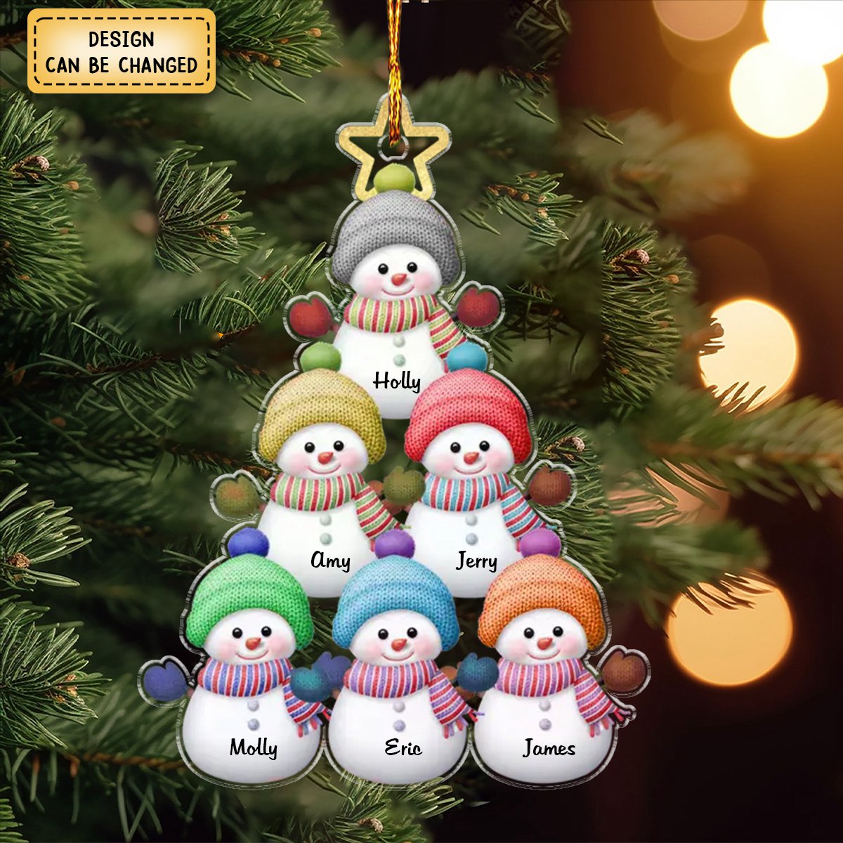 At Christmas Play And Make Good Cheer - Family Personalized Ornament - Christmas Gift For Family Members