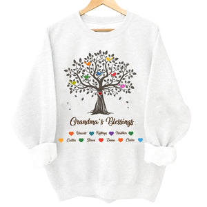 Personalized Grandma Blessing Tree Sweatshirt