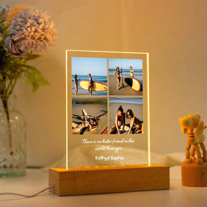 Personalized night light photos, led light photo collage,anniversary gifts, birthday gifts for friends