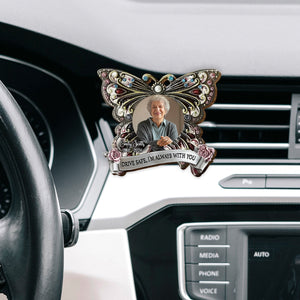 Always With You - Personalized Memorial Shaped Car Visor Clip