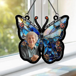 Custom Photo Gifts For Memorial Heaven Personalized SunCatcher Ornament