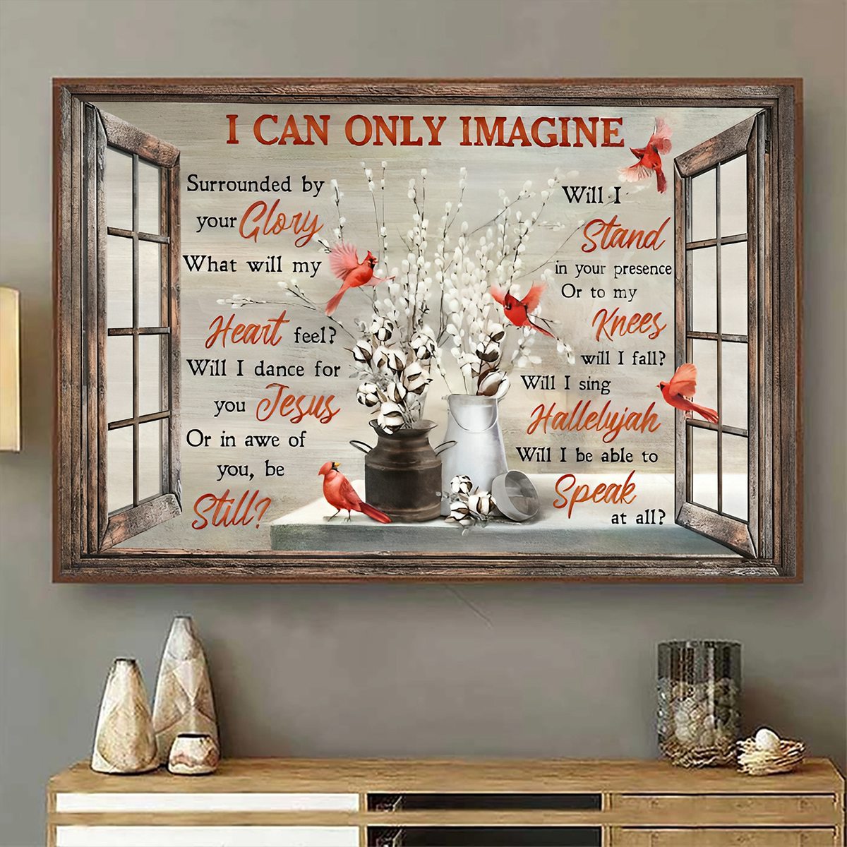 I Can Only Imagine canvas -Christian canvas, Christian home decor