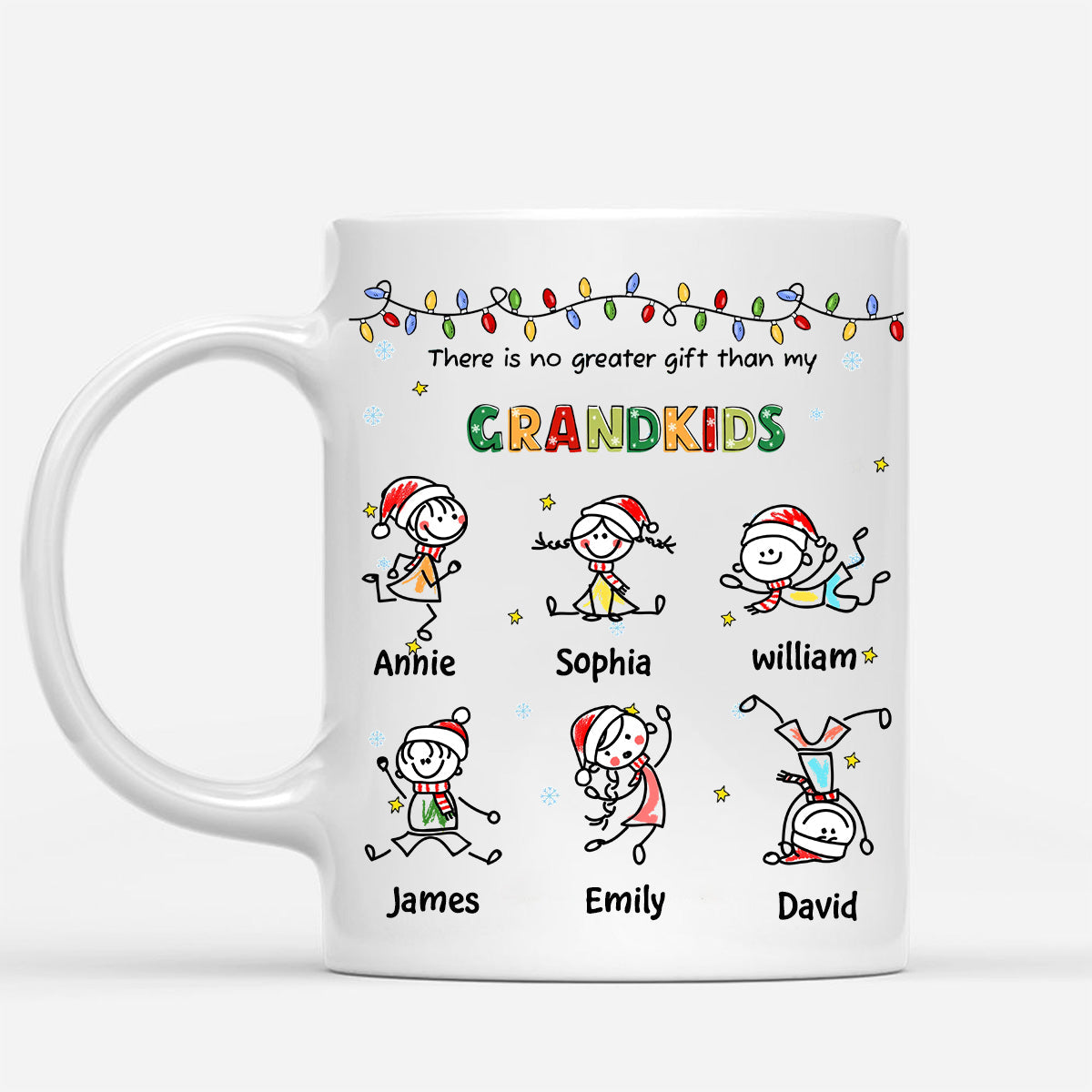 There Is No Greater Gift Than Grandkids Personalized Mug