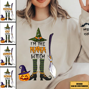 I'm the Mimi Witch Halloween Grandma Personalized Sweatshirt