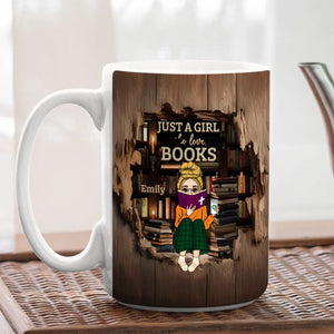 Personalized Custom Coffee Mug For A Book Lover