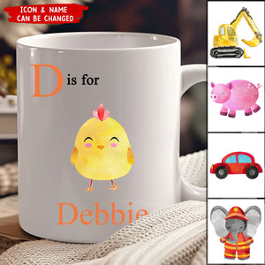 Personalized Cartoon Pattern Kid's Mug - Funny Gift Ideas