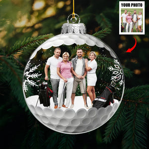 Custom Photo For The Love Of The Game - Personalized Ornament