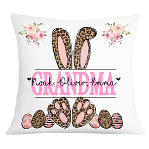 Personalized Easter Rabbit Pillow Gift For Grandma Nana Mom