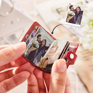 Mini personalized photo album, birthday gift album keychain, Valentine's Day gift