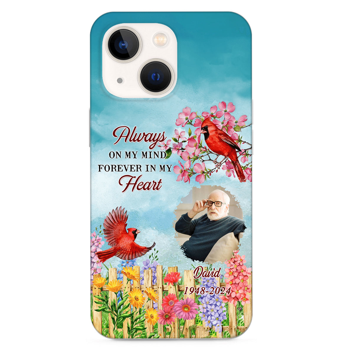 Cardinals Appear When Angels Are Near Personalized Phone Case