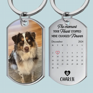 Memorial Personalized Custom Keychain - Sympathy Gift For Pet Owners, Pet Lovers