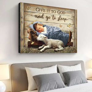 Personalized Sentimental Christian Wall Art Nativity Scene Canvas Poster