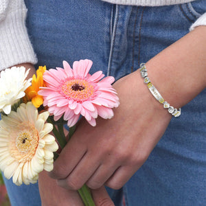 Gift for Daughter/Granddaughter - Personalized Name Heart Bolo Bracelet