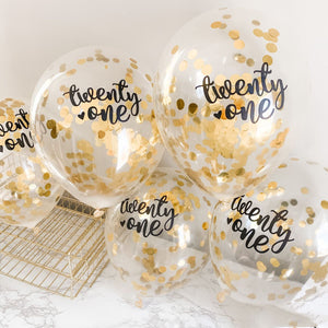 Personalized Sequined Balloons Birthday Party Decorations