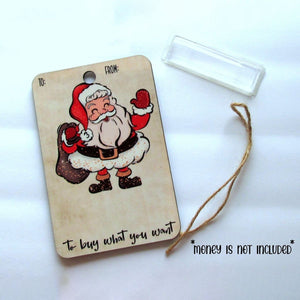 Christmas Money Holders Gift Wooden Ornament