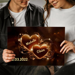 Personalized Poster - Couple Art, The Perfect Gift for Him or Her, Celebrate Your Love with a Beautiful Portrait