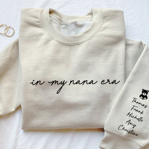 Personalized In My Auntie Era Grandma Era Sweatshirt