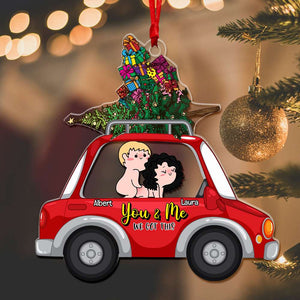 Personalized Gifts For Naughty Couple Christmas Ornament