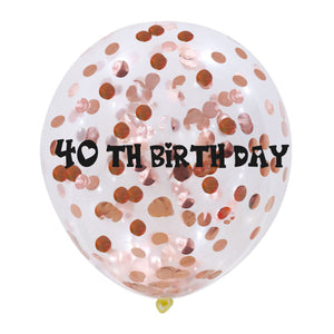 Personalized Sequined Balloons Birthday Party Decorations