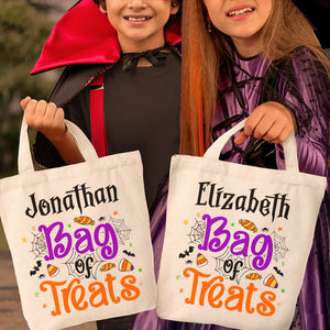 Treatment of the bag - Family Personalized Custom Tote Bag - Halloween Gift For Kid