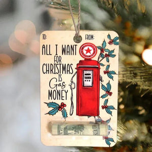 Christmas Money Holders Gift Wooden Ornament