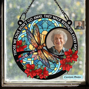 I'm Always With You Memorial - Personalized Window Hanging Suncatcher Ornament