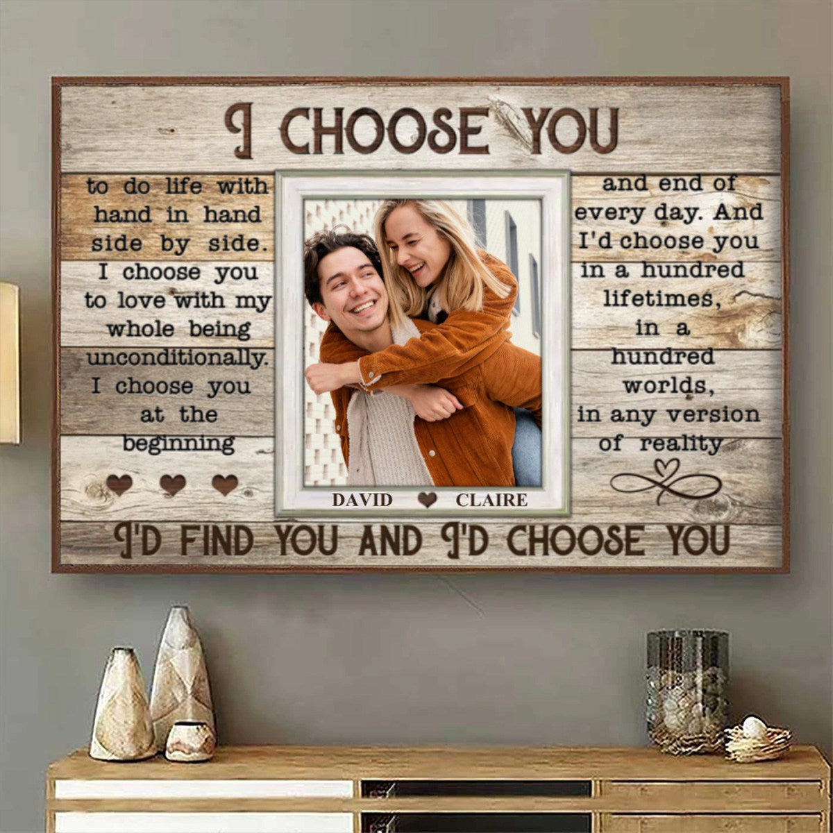 When I Say I Love You More-Personalized Canvas Prints