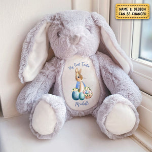 Persoalized Baby Plush Bunny First Easter Boy and Girl Gift