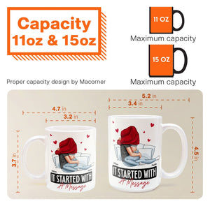 Personalized Mug -  Romantic Couples Anniversary Gifts For Her, Him