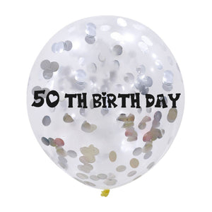 Personalized Sequined Balloons Birthday Party Decorations