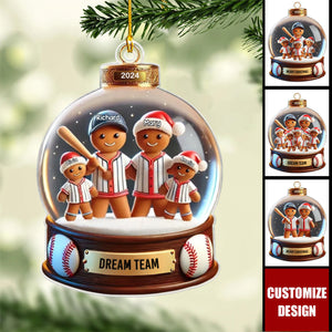 Baseball Bread Family Sport Lover - Unique 2024 Christmas Ornament Gift For Family