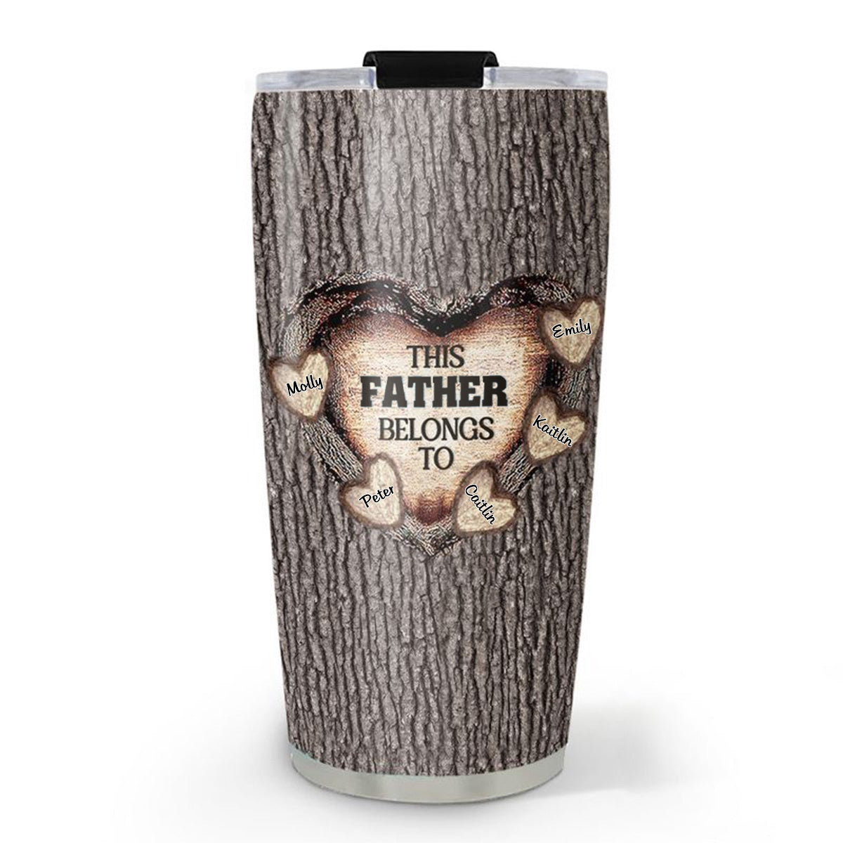 Heart Of Dad - Personalized Tumbler