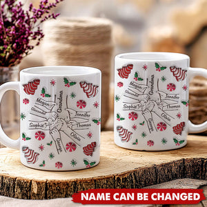 Little Things Create Big Memories - Personalized Family Printed Mug - Christmas Gift For Mom, Grandma