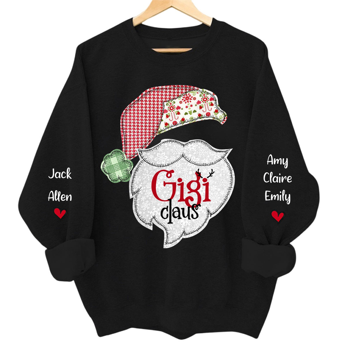 Mimi Claus Christmas With Grandkids Personalized Sweatshirt