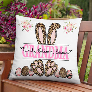 Personalized Easter Rabbit Pillow Gift For Grandma Nana Mom