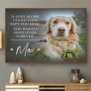 Personalized Pet Memorial Gift, Pet Loss Gifts for Owner-Canvas