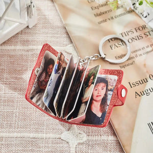 Mini personalized photo album, birthday gift album keychain, Valentine's Day gift