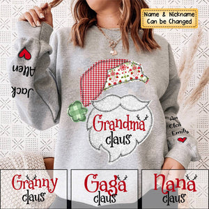 Mimi Claus Christmas With Grandkids Personalized Sweatshirt